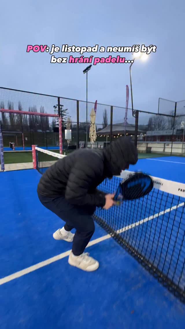 venku kosa ale chceš i tak na padel?🎾 tak šup šup do haly v Brně-Jehnicích, tam je to jiná paráda🤪🫵🏼